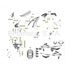 Beta RR300 17 Verkleidung/Sitzbank/Tank 1