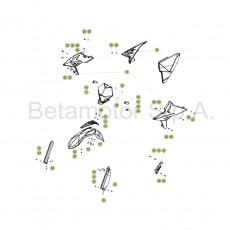 Beta RR250 17 Verkleidung/Sitzbank/Tank 2