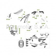 Beta RR350 Racing 17 Verkleidung/Sitzbank/Tank 1