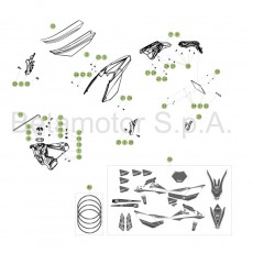 Beta RR430 Racing 17 Verkleidung/Sitzbank/Tank 1