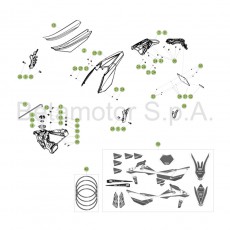 Beta RR480 Racing 17 Verkleidung/Sitzbank/Tank 1