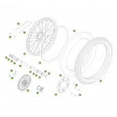 Beta RR350 11 Vorderrad