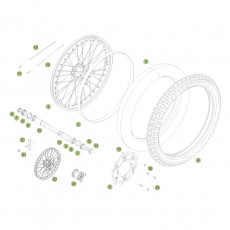 Beta RR400 Factory 11 Vorderrad