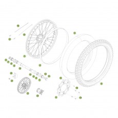 Beta RR450 Factory 11 Vorderrad