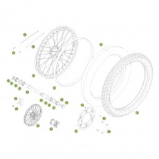 Beta RR520 Factory 11 Vorderrad