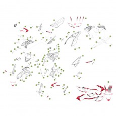 Beta RR400 Factory 11 Verkleidung/Sitzbank/Tank