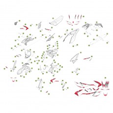 Beta RR520 Factory 11 Verkleidung/Sitzbank/Tank