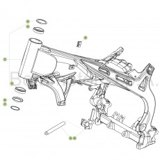 Beta EVO125 18 Rahmen/Ausleger