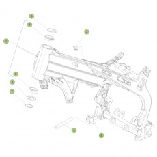 Beta  EVO125 Factory 13 Rahmen/Ausleger