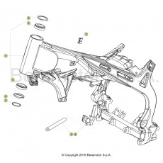 Beta EVO250 17 Rahmen/Ausleger