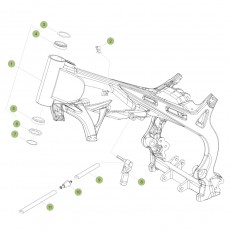 Beta EVO250 4T 18 Rahmen/Ausleger