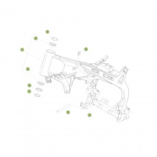 Beta EVO250 Factory 15 Rahmen/Ausleger