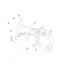 Beta EVO250 Factory 16 Rahmen/Ausleger