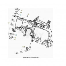 Beta EVO300 2T 25 Rahmen/Ausleger