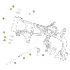 Beta EVO300 4T 17 Rahmen/Ausleger