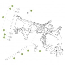 Beta EVO300 4T 18 Rahmen/Ausleger
