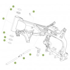 Beta EVO300 4T 19 Rahmen/Ausleger