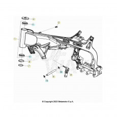 Beta EVO300 4T 24 Rahmen/Ausleger