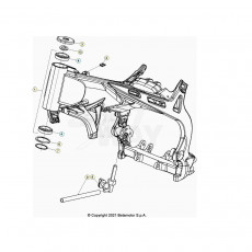 Beta EVO300 Factory 23 Rahmen/Ausleger
