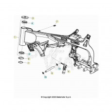 Beta EVO300 Factory 4T 22 Rahmen/Ausleger