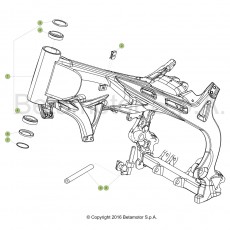Beta EVO300 SS 17 Rahmen/Ausleger