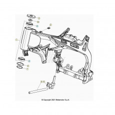 Beta EVO300 SS 22 Rahmen/Ausleger