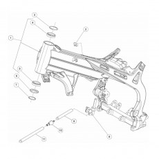 Beta EVO300 13 Rahmen - Ausleger