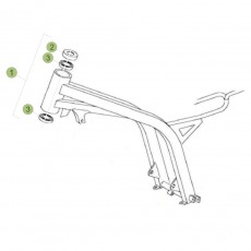 Beta EVO80 Junior 15 Rahmen/Ausleger