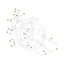 Beta RE125 15 Rahmen/Ausleger