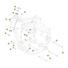 Beta RR125 15 Rahmen/Ausleger