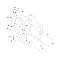 Beta RR125 16 Rahmen/Ausleger