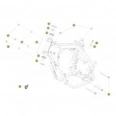 Beta RR125 LC 13 Rahmen/Ausleger