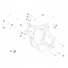 Beta RR125 LC 14-15 Rahmen/Ausleger