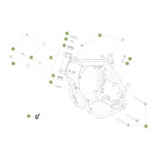 Beta RR125 LC 16 Rahmen/Ausleger