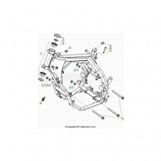 Beta RR125 LC 4T 20 Rahmen/Ausleger