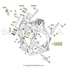 Beta RR125RC 19 Rahmen/Ausleger
