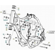 Beta RR125 20 Rahmen/Ausleger
