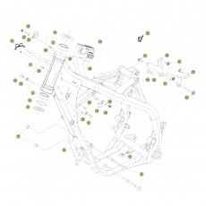 Beta RR250 2T 15 Rahmen/Ausleger