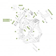 Beta RR250 16 Rahmen-Ausleger