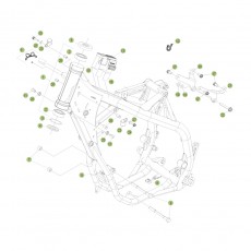 Beta RR250 2T Racing 14 Rahmen/Ausleger