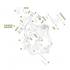 Beta RR250 2T Racing 16 Rahmen/Ausleger