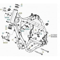 Beta RR250RC 20 Rahmen/Ausleger