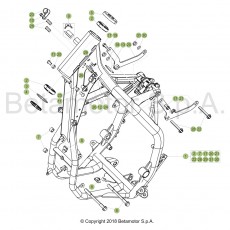 Beta RR300 Racing 18 Rahmen/Ausleger