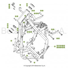 Beta RR300RC 19 Rahmen/Ausleger