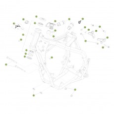 Beta RR350 12 Rahmen - Ausleger