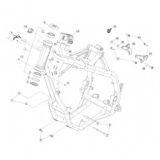 Beta RR350 14 Rahmen - Ausleger