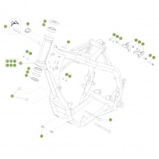 Beta RR350 17 Rahmen/Ausleger