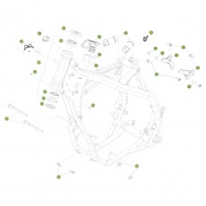 Beta RR350 Factory 12 Rahmen/Ausleger