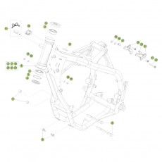 Beta RR350 Racing 16 Rahmen/Ausleger