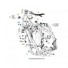 Beta RR350RC 25 4T Rahmen/Ausleger